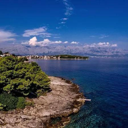 Luxury Beachfront White Bellezza With Private Pool At The On Brac Island - Sumartin Villa